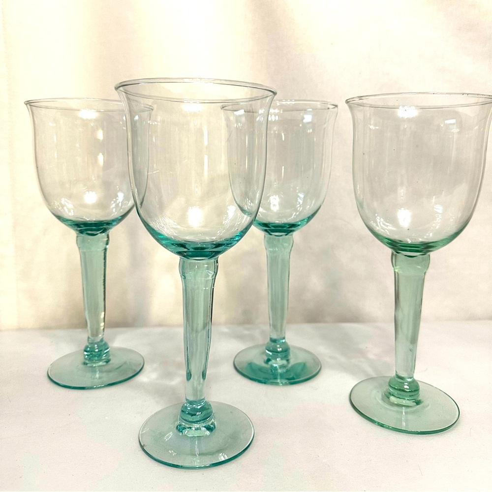 Large Hand Blown Glasses- Set of 4